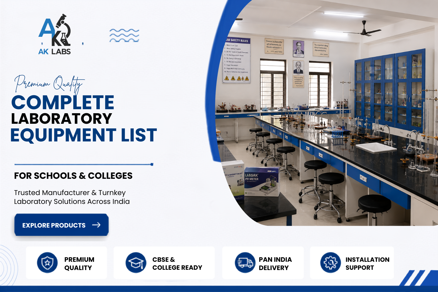 Complete Laboratory Equipment List for Schools (2026 Guide)