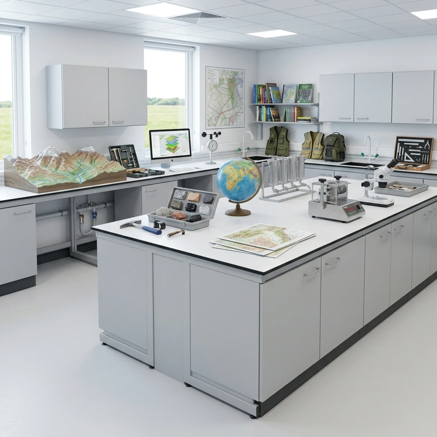 Geography Laboratory Setup