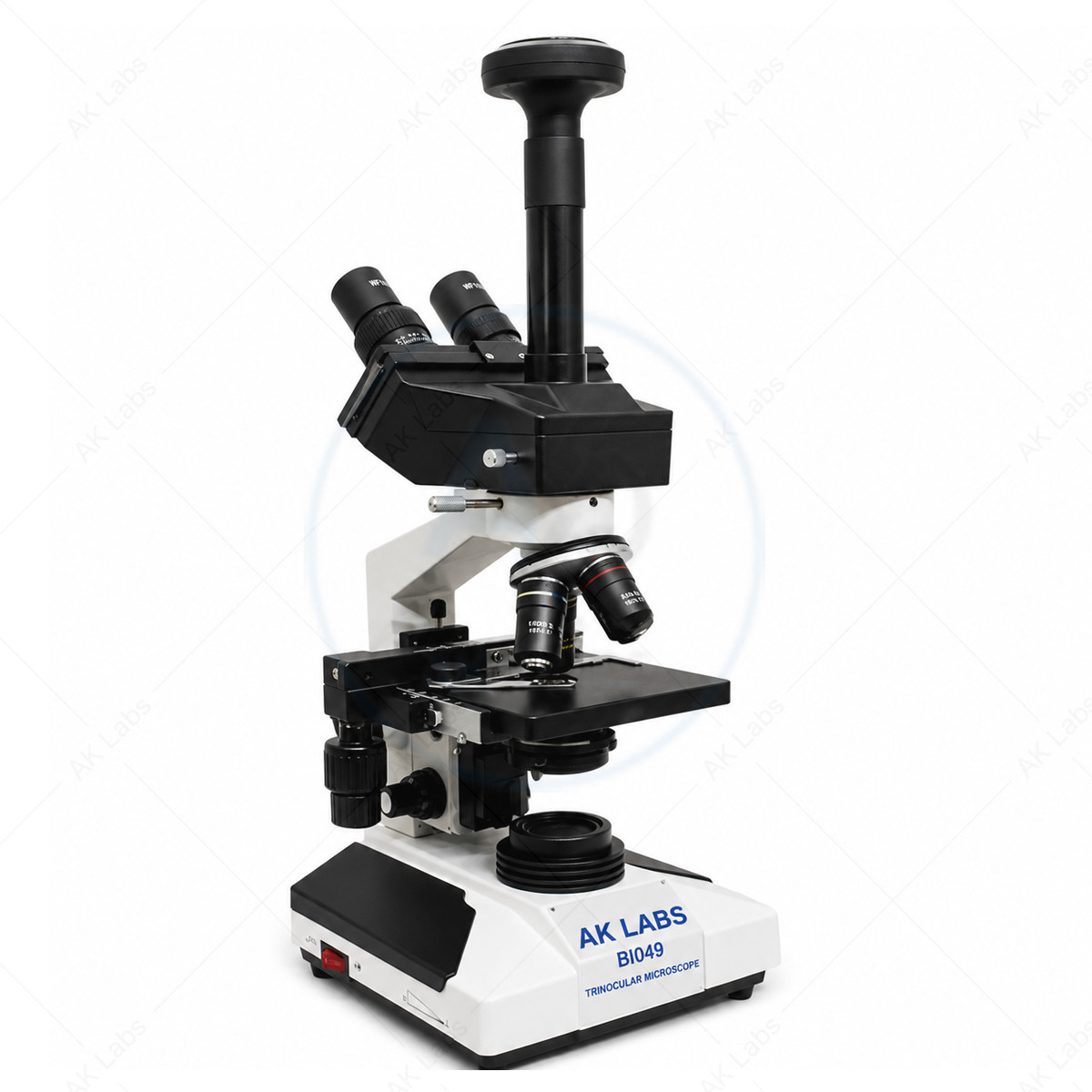 TRINOCULAR MICROSCOPE with LED Light & 3MP USB Camera