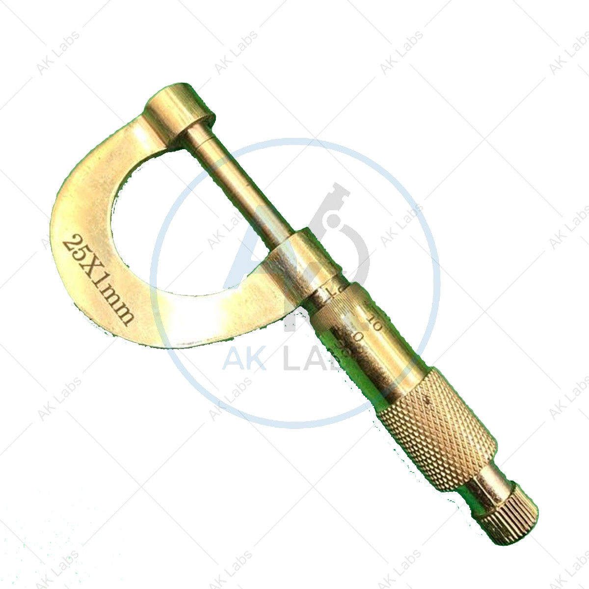 Screw Gauge (Micrometer) 25 mm All Brass