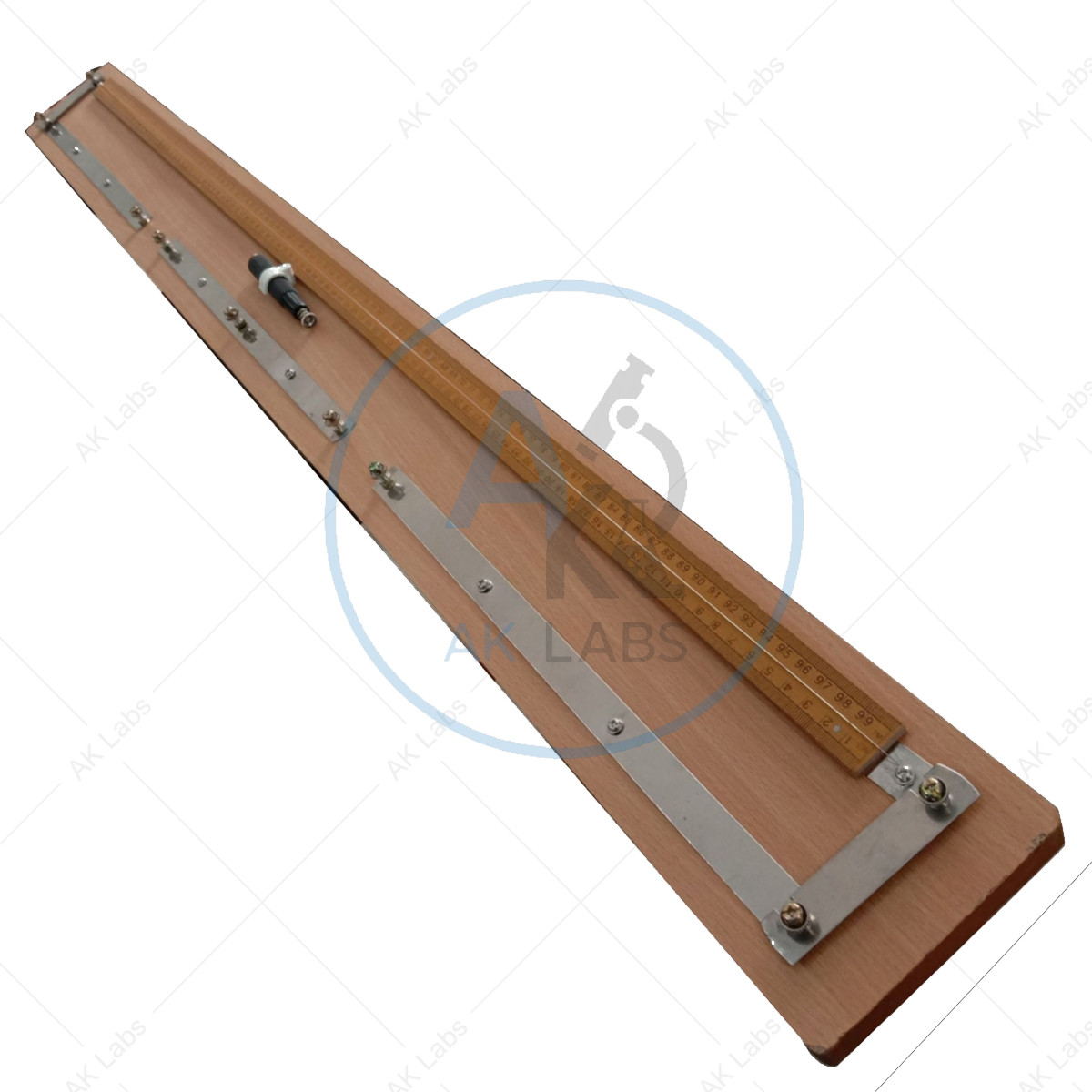 Meter Bridge (Wheatstone Bridge) with Pencil Jockey (Teak Wood Base)