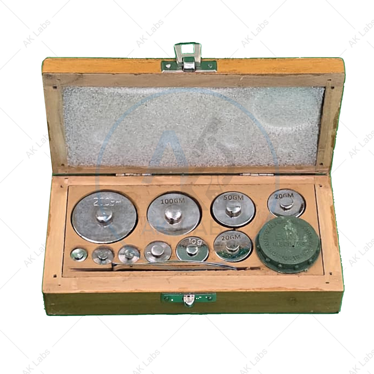 Analytical Weight Box (Brass C.P.) – Capacity 1 mg to 100 g