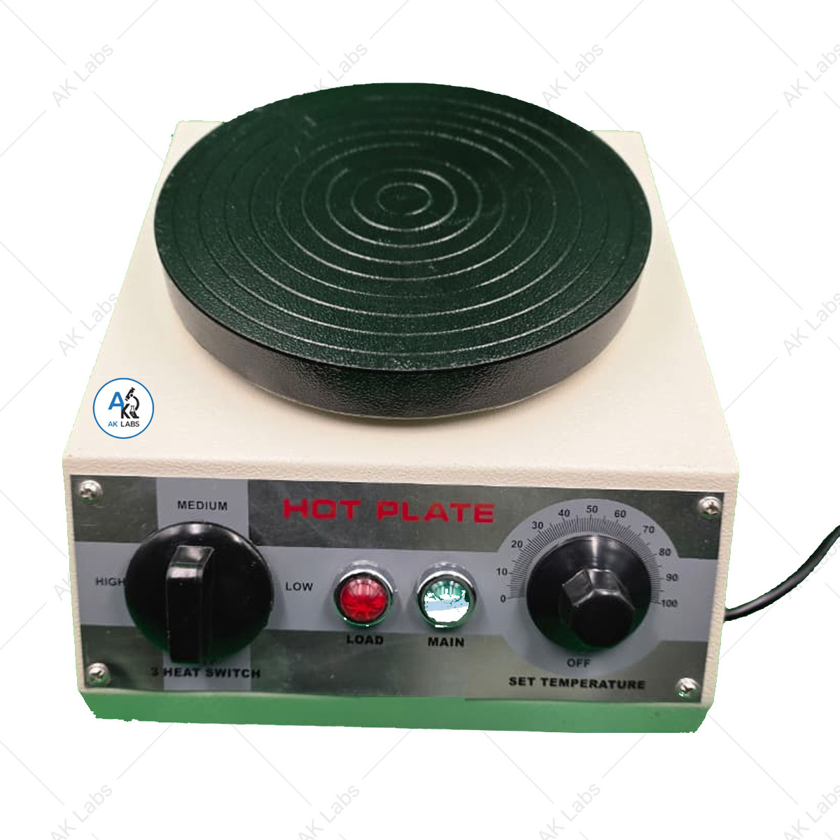 Hot Plate 8" Round (Electric) with Energy Regulator